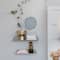 Hello Honey® 12" Gray & Gold Aureate Hour Wall Clock